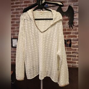 POL Women's Cream Sweater